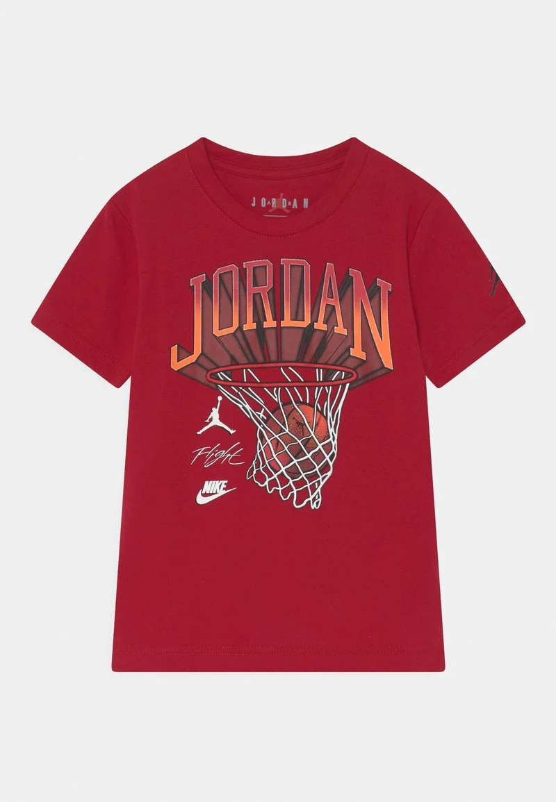 Jordan HOOP STYLE TEE - Camiseta Estampada - Gym Red , Niños 3 Jordan HOOP STYLE TEE - Camiseta Estampada - Gym Red , Niños