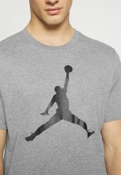 Jordan JUMPMAN CREW - Camiseta Estampada - Carbon Heather/black, Hombre -Jordan Tienda Oficial fa1fa0c9cae3476fa469a7f9ab01e9a0
