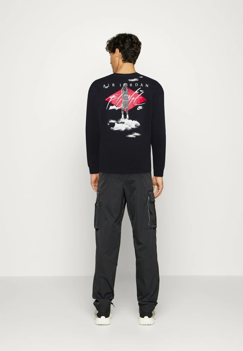 Jordan CREW - Camiseta De Manga Larga - Black/white , Hombre 5 Jordan CREW - Camiseta De Manga Larga - Black/white , Hombre - Imagen 3